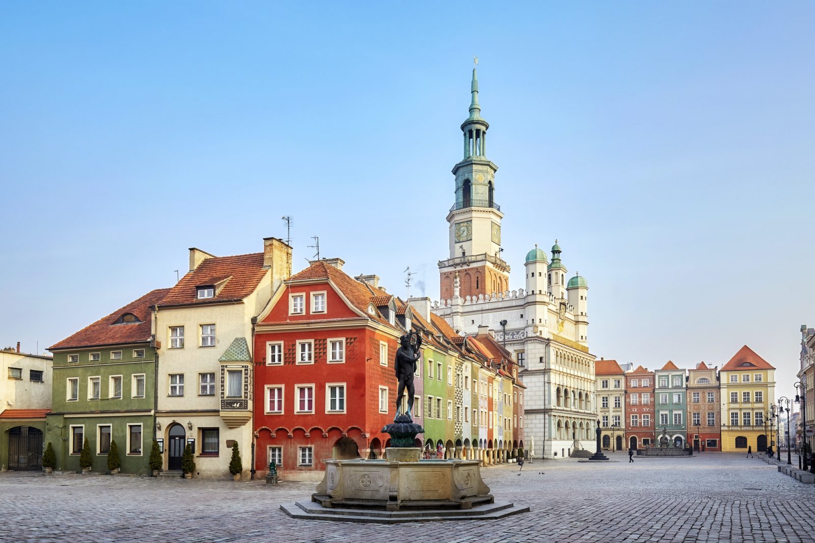 Market Square in the Poznan Old Town, Poland